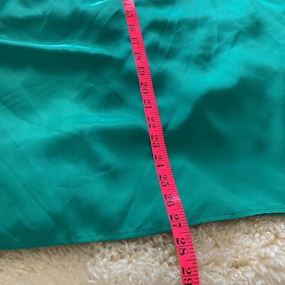 Green blouse with keyhole neckline size 32 - Picture 7 of 9